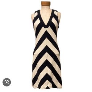 Tory Burch striped blue and white dress medium